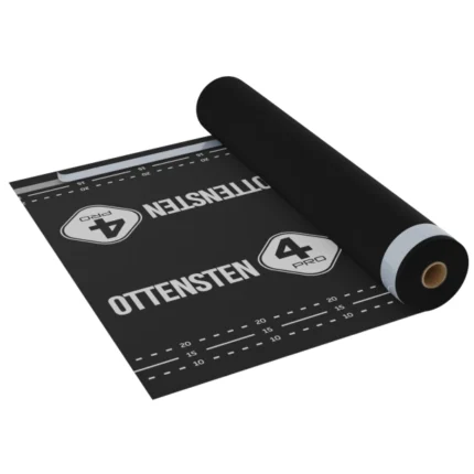 4PRO-170SK2 - Difuzinė plėvelė su 2 lipniomis juostomis 170 g/m² (1.5 x 50 m) (75m2)