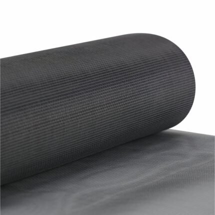 Stiklo pluošto tinklelis nuo vabzdžių, juodas (0.2 x 1.6 x 1.8 x 1400 mm) (30 m)
