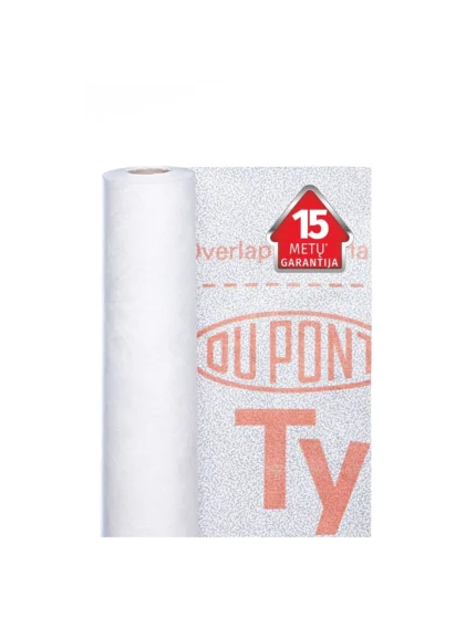 Difuzinė plėvelė TYVEK SOFT, 1, 5 m x 50 m, (75 m²), DuPont